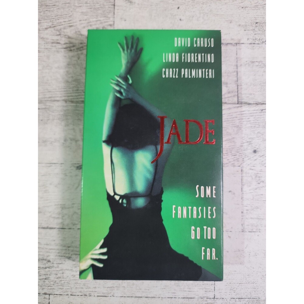 Vintage 1995 "Jade" VHS Movie Video Tape David Caruso Linda Fiorentino Rated R